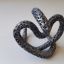 Змея статуэтка. Металл. 12